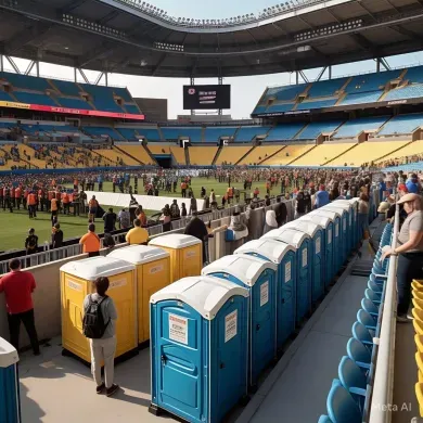 Tetap Nyaman Nonton Bola dengan Toilet Portable Gresik